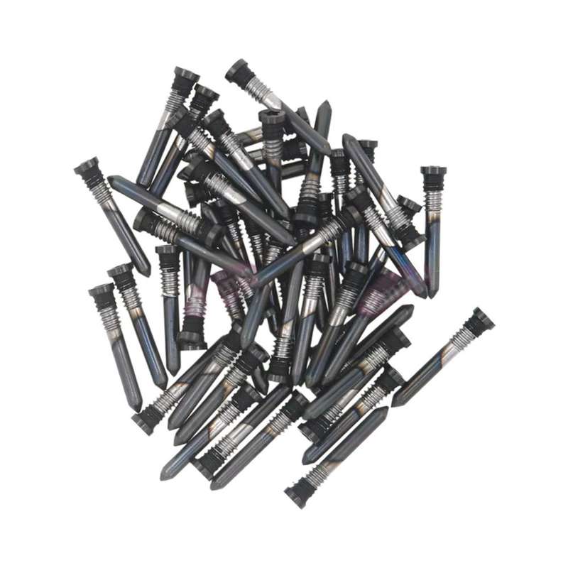 For iPhone 16 Plus / 16 100pcs Charging Port Screws(Black)