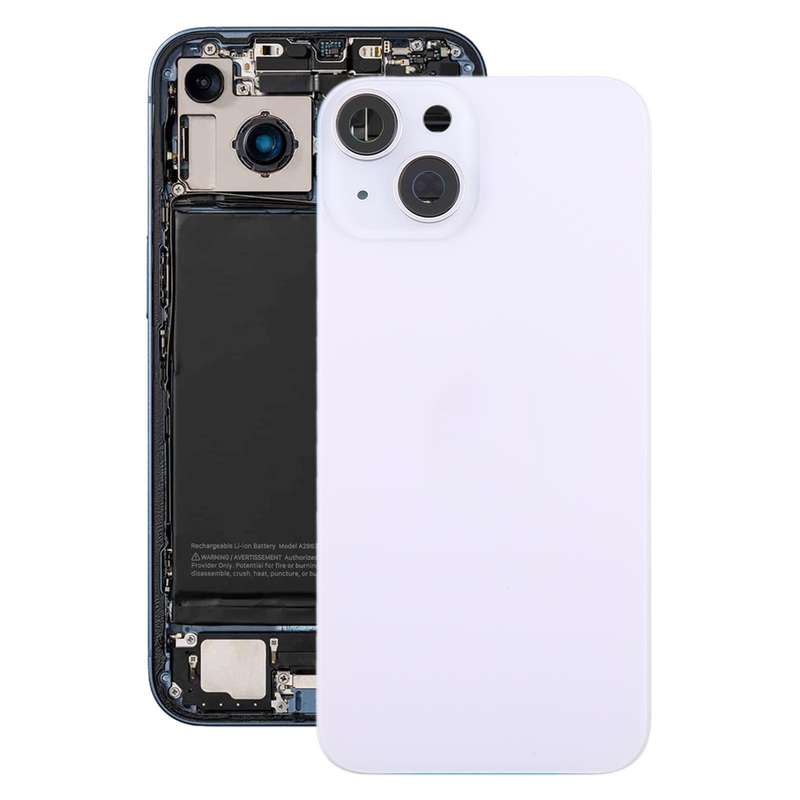 For iPhone 14 EU Version Battery Back Cover with Middle Frame(Black)