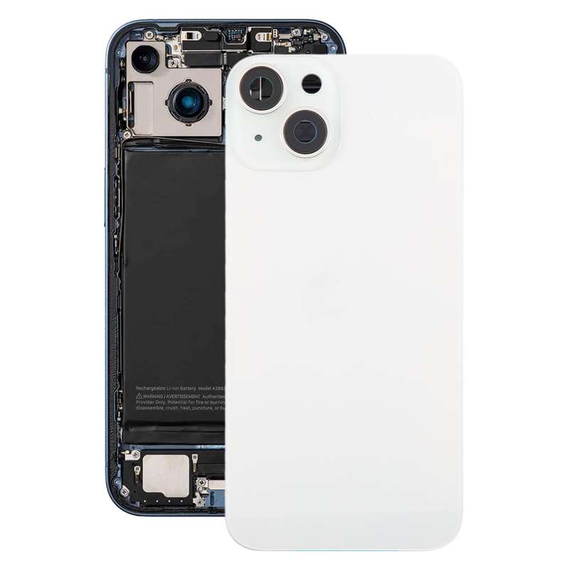 For iPhone 14 EU Version Battery Back Cover with Middle Frame(Black)