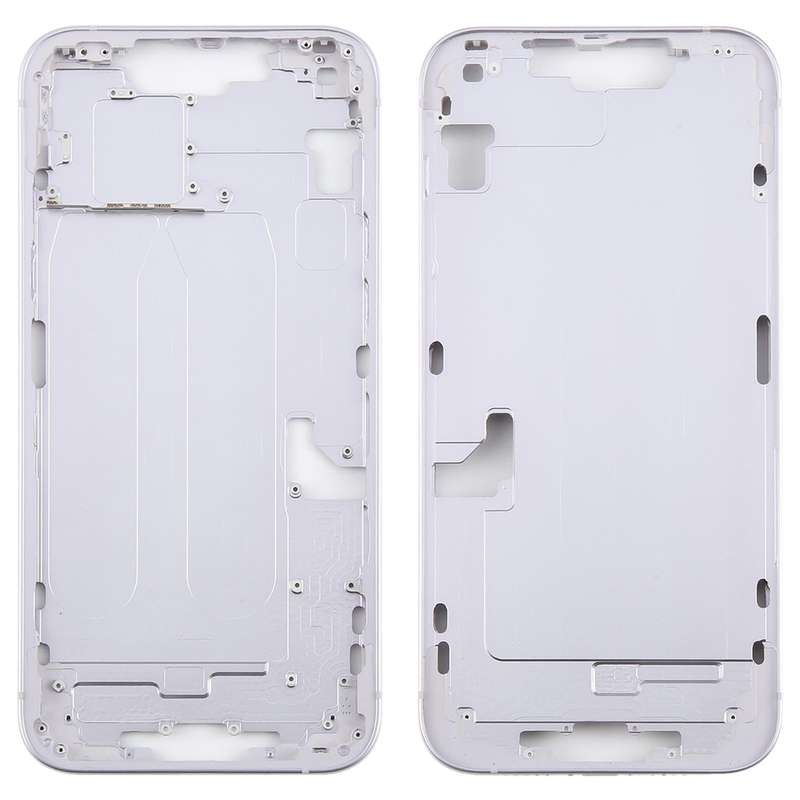 For iPhone 14 Plus Middle Frame Bezel Plate (Black)
