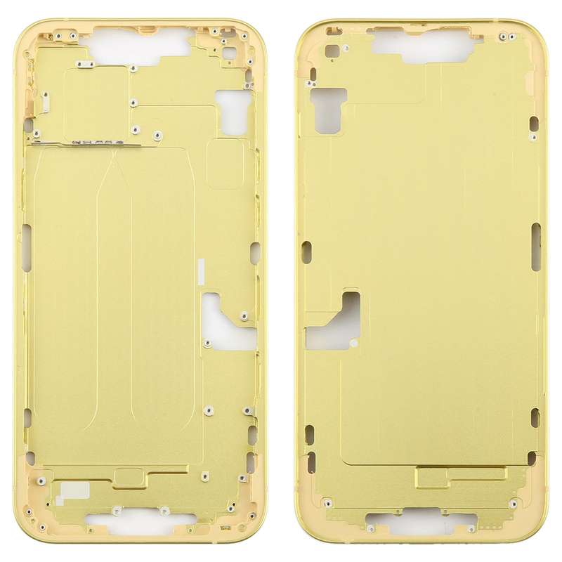 For iPhone 14 Plus Middle Frame Bezel Plate (Black)