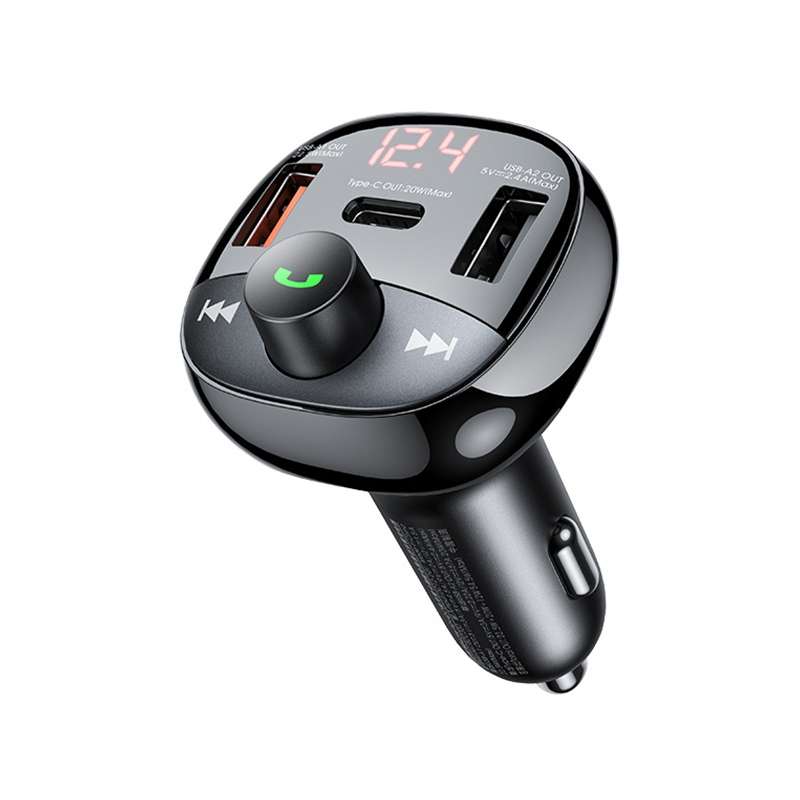 REMAX RCC331 Rodi Series 3 in 1 Car 64.5W PD Fast Charger Support FM / TF Card / Bluetooth Hands-fre