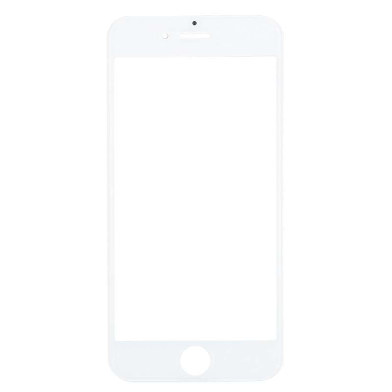 Front Screen Outer Glass Lens with Front LCD Screen Bezel Frame for iPhone 7 (Black)