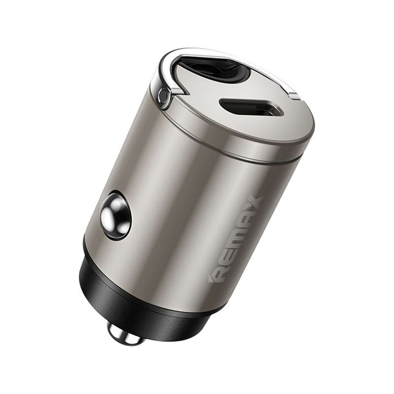 REMAX RCC228 Lindo Series PD 18W Single USB-C / Type-C Interface Fast Charge Car Charger(Silver)