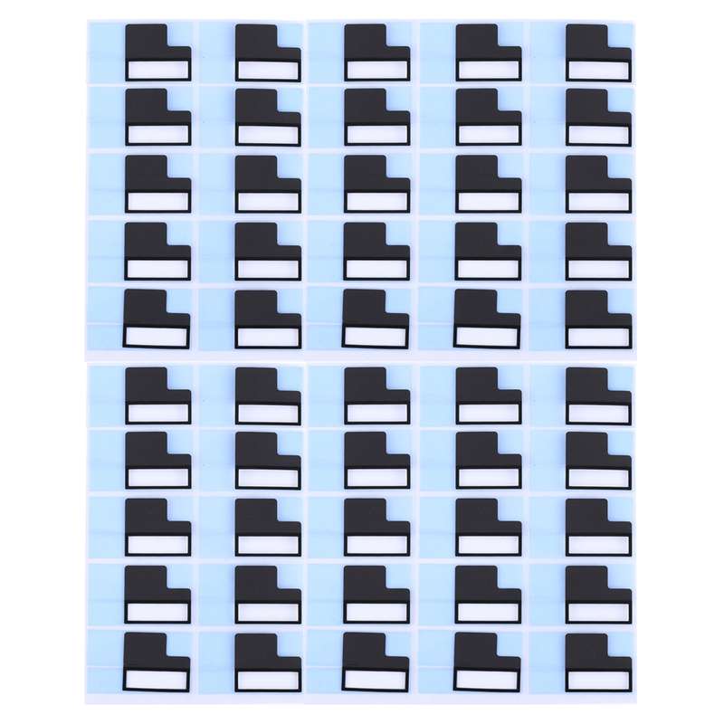 50 PCS for iPhone 7 Plus LCD Back Metal Plate Large Stickers