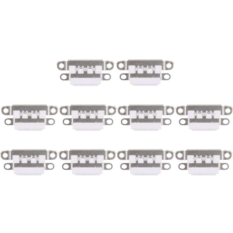 10 PCS Charging Port Connector for iPhone 7 Plus / 7(White)