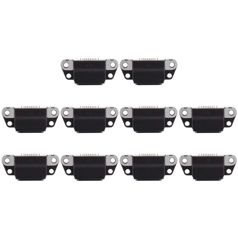 10 PCS Charging Port Connector for iPhone 8 Plus / 8(Grey)