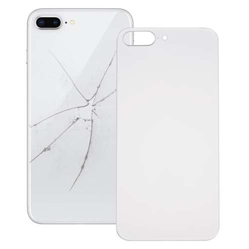 Glass Battery Back Cover for iPhone 8 Plus (Silver)