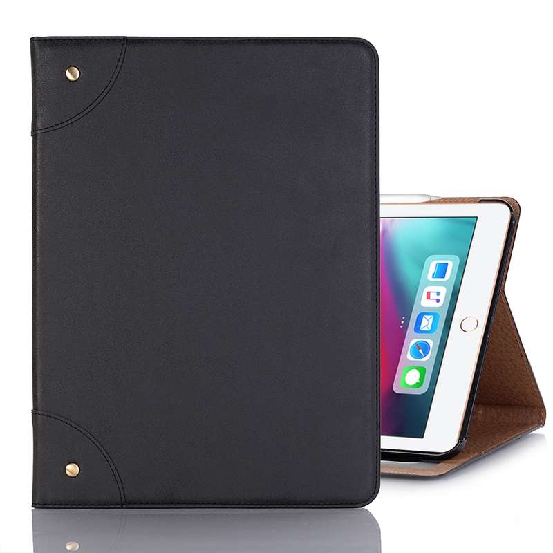 Retro Book Style Horizontal Flip PU Leather Case for iPad Air 13 2025 / 2024 / iPad Pro 12.9 inch (2