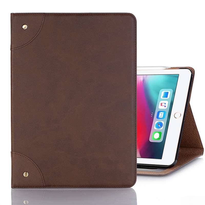 Retro Book Style Horizontal Flip PU Leather Case for iPad Air 13 2025 / 2024 / iPad Pro 12.9 inch (2