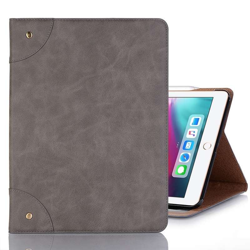 Retro Book Style Horizontal Flip PU Leather Case for iPad Air 13 2025 / 2024 / iPad Pro 12.9 inch (2