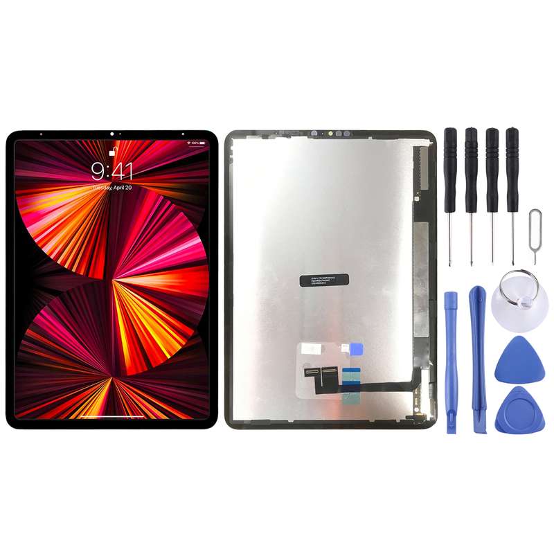 LCD Screen and Digitizer Full Assembly for iPad Pro 11 2021 2022 A2301 A2459 A2460(Black)
