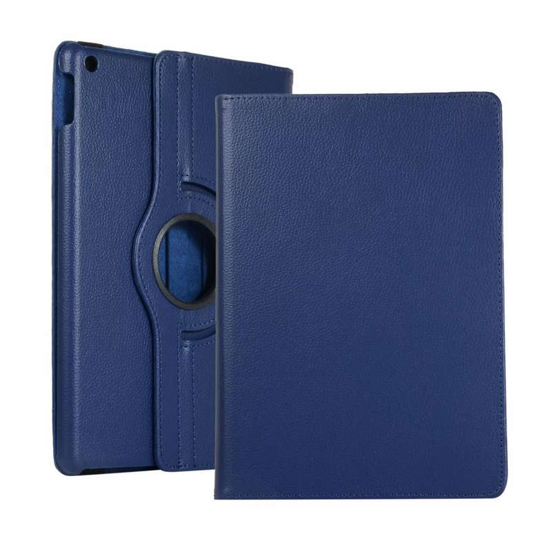 For iPad 10.2 / iPad Air 2019 10.5 / iPad 10.2 2020 Litchi Texture Horizontal Flip 360 Degrees Rotat