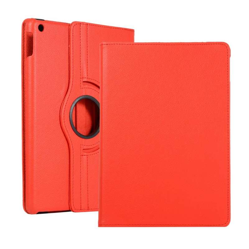 For iPad 10.2 / iPad Air 2019 10.5 / iPad 10.2 2020 Litchi Texture Horizontal Flip 360 Degrees Rotat