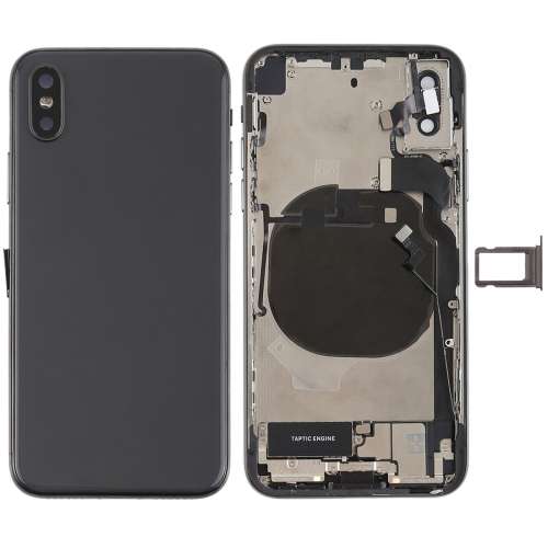 Battery Back Cover Assembly with Side Keys & Vibrator & Speaker Ringer Buzzer & Power Button + Volum