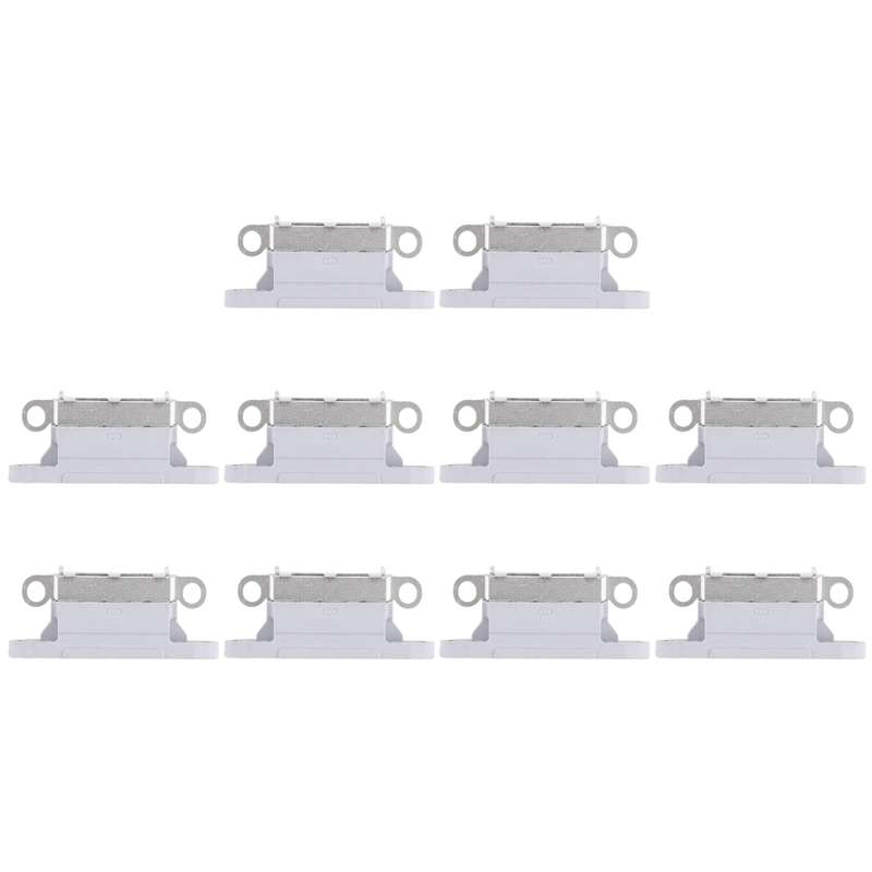 10 PCS Charging Port Connector for iPhone X(Black)