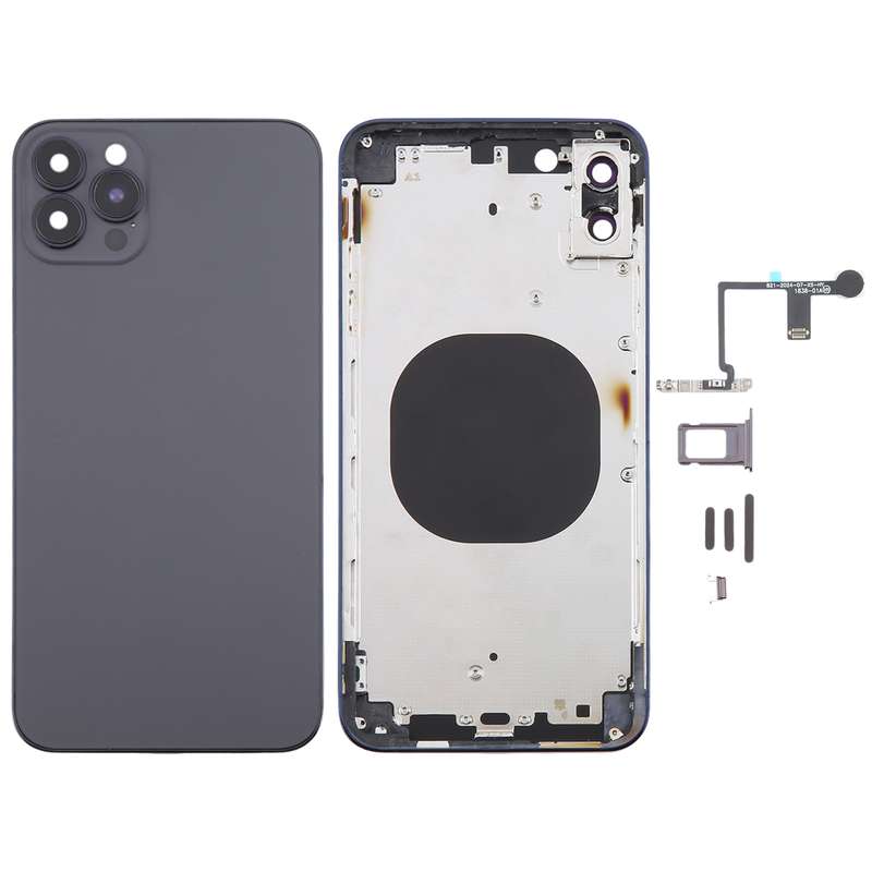 Back Cover with Appearance Imitation of iP14 Pro Max for iPhone XS Max(Black)