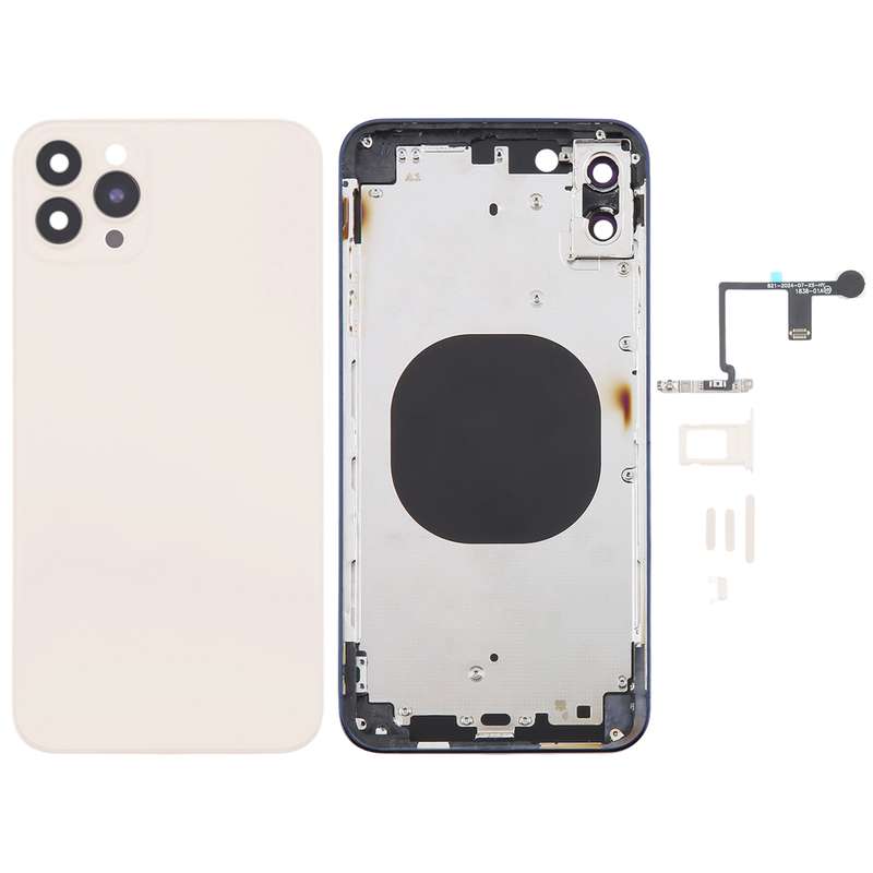 Back Cover with Appearance Imitation of iP14 Pro Max for iPhone XS Max(Black)