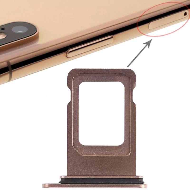 SIM Card Tray for iPhone XS Max (Single SIM Card)(Black)