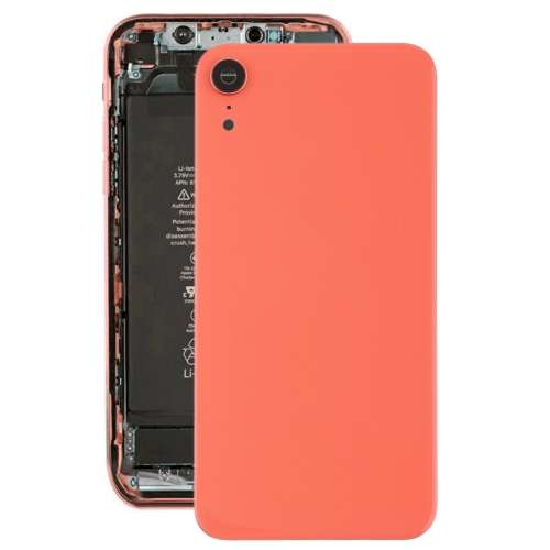 Battery Back Cover with Back Camera Bezel & Lens & Adhesive for iPhone XR(White)