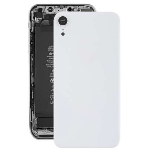 Battery Back Cover with Back Camera Bezel & Lens & Adhesive for iPhone XR(White)