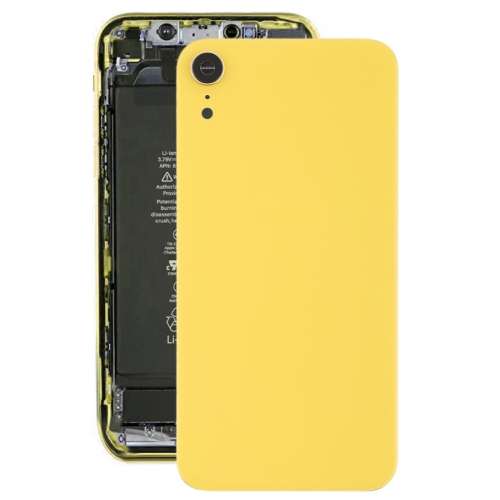 Battery Back Cover with Back Camera Bezel & Lens & Adhesive for iPhone XR(White)