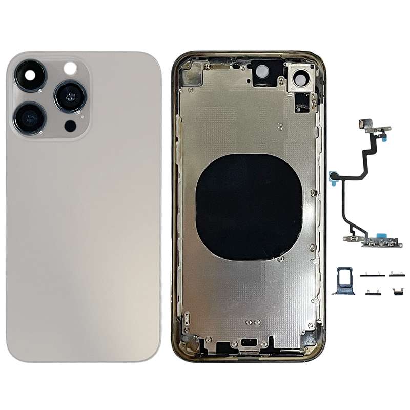 Back Cover with Appearance Imitation of iP15 Pro for iPhone XR(Black)
