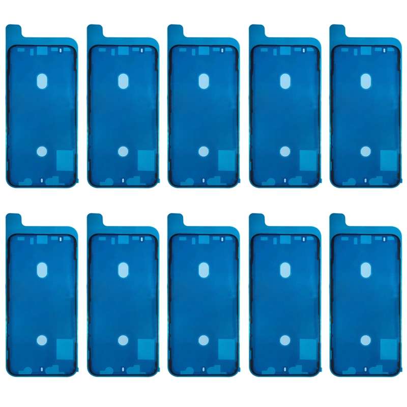 10 PCS LCD Frame Bezel Waterproof Adhesive Stickers for iPhone XS