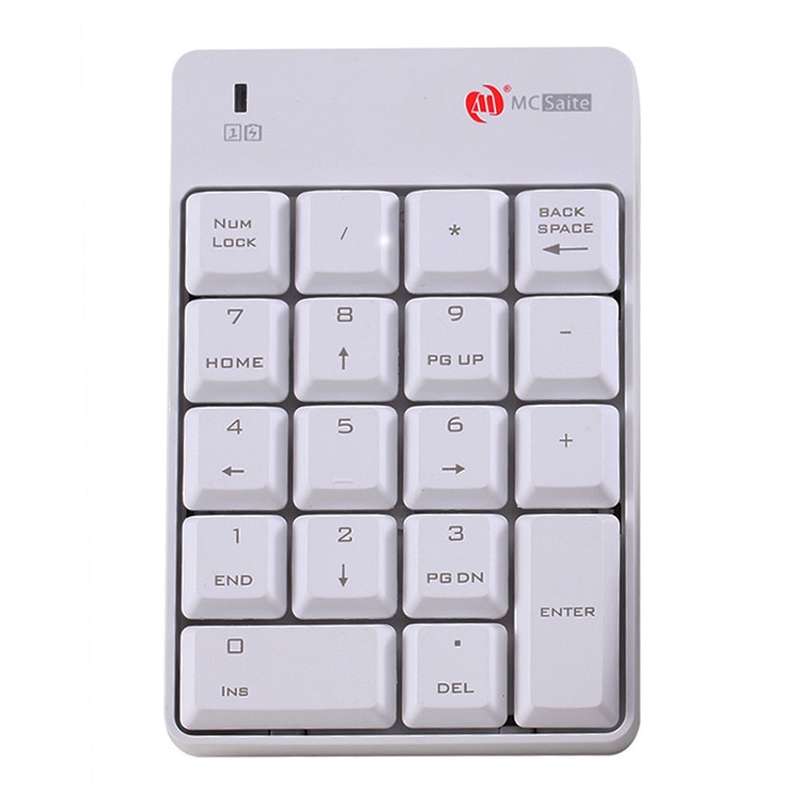 MC Saite SK-51AG 2 in 1 2.4G USB Numeric Wireless Keyboard & Mini Calculator for Laptop Desktop PC(