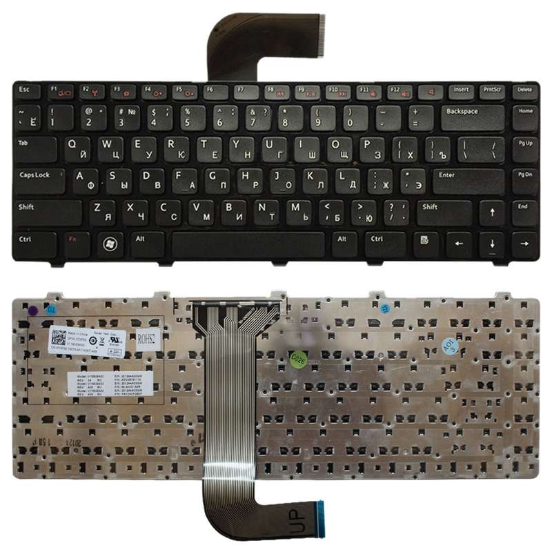 RU Keyboard for DELL Inspiron 14R N4110 M4110 N4050 M4040 N5050 M5050 M5040 N5040 3330 X501LX502L P1