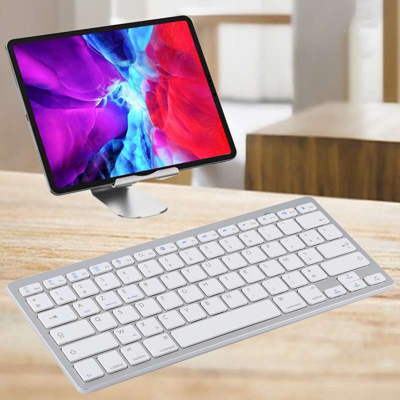 WB-8022 Ultra-thin Wireless Bluetooth Keyboard for iPad, Samsung, Huawei, Xiaomi, Tablet PCs or Smar
