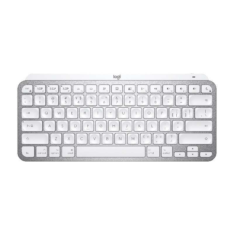 Logitech MX Keys Mini Mac Version Wireless Bluetooth Ultra-thin Smart Backlit Keyboard (Grey)