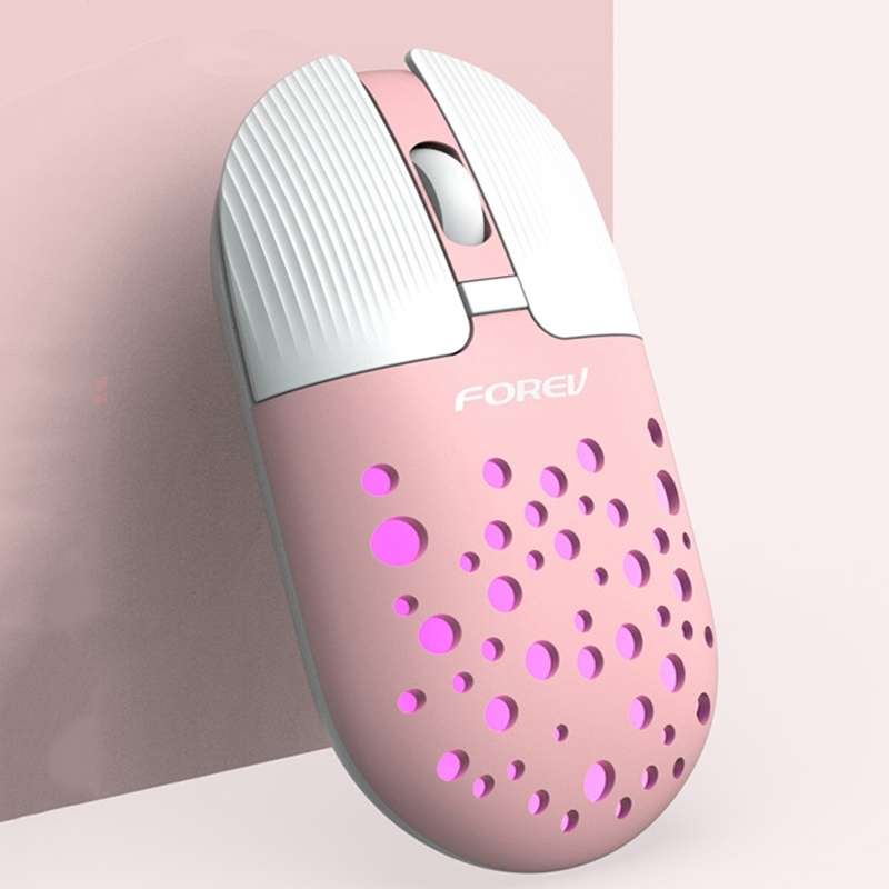 FOREV FVT398 1200dpi Bluetooth 2.4G Wireless Dual Mode Mouse (Pink)
