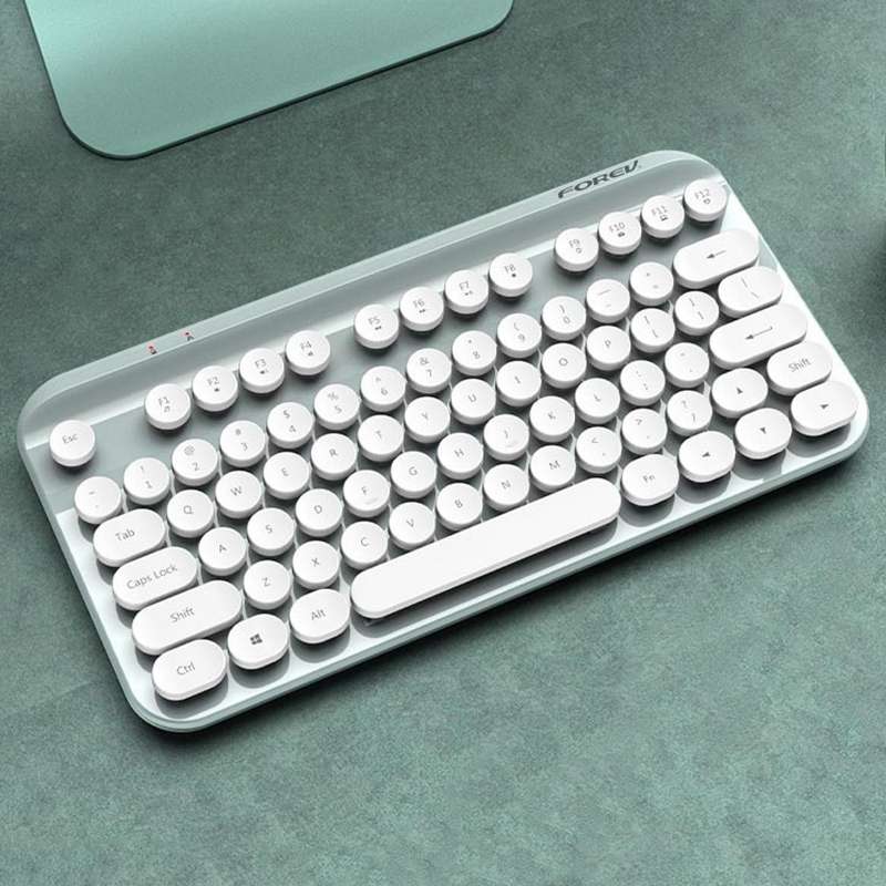 FOREV FV-WI8 Portable 2.4G Wireless Keyboard (Pink)