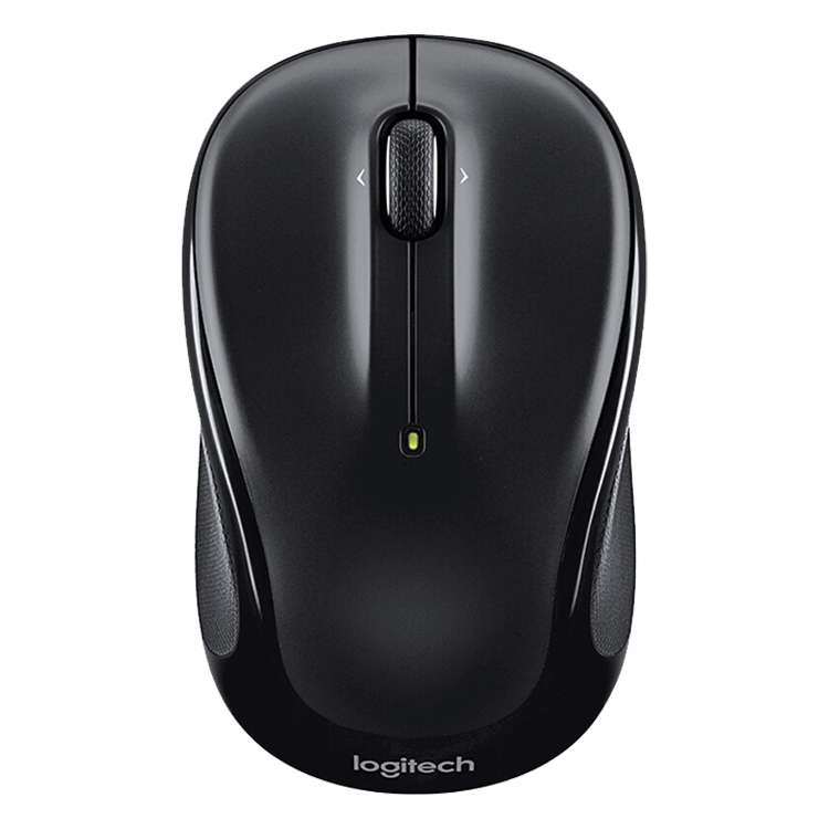 Logitech M325S 1000DPI 2.4GHz Ergonomic Wireless Mouse (Black)