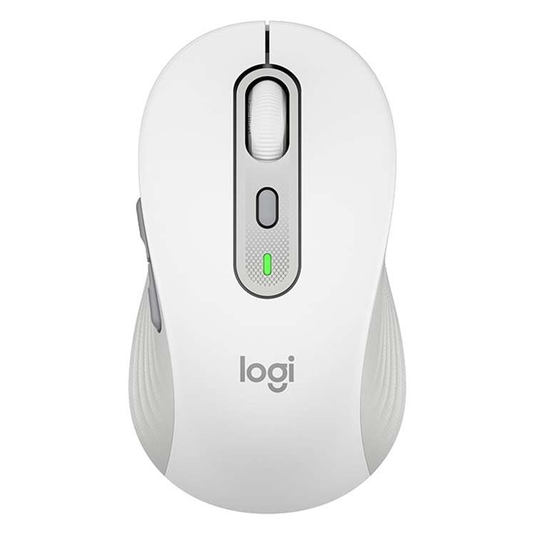 Logitech M750 2000DPI 2.4GHz Wireless Bluetooth Dual Mode Mouse (White)