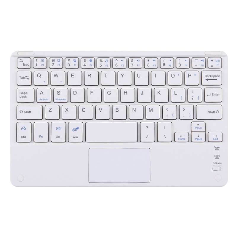 Bluetooth Wireless Keyboard with Touch Panel, Compatible with All Android & Windows 10 inch Tablets