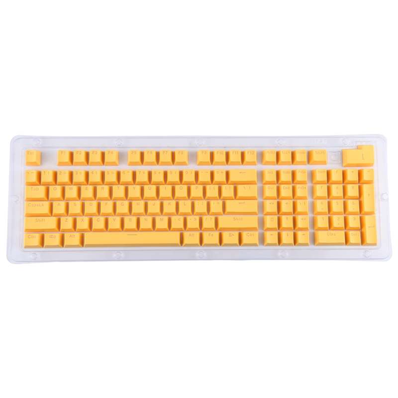 ABS Translucent Keycaps, OEM Highly Mechanical Keyboard, Universal Game Keyboard (Grey)