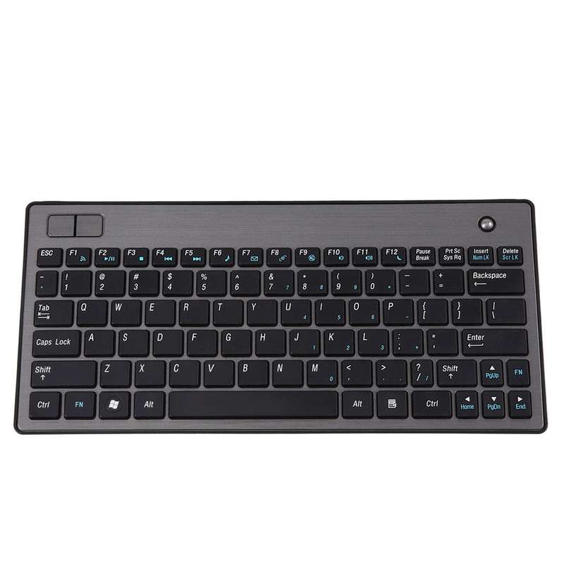 MC Saite Combo7126 Bluetooth 85 Keys Keyboard with Trackball for Windows / iOS / Android(Black)