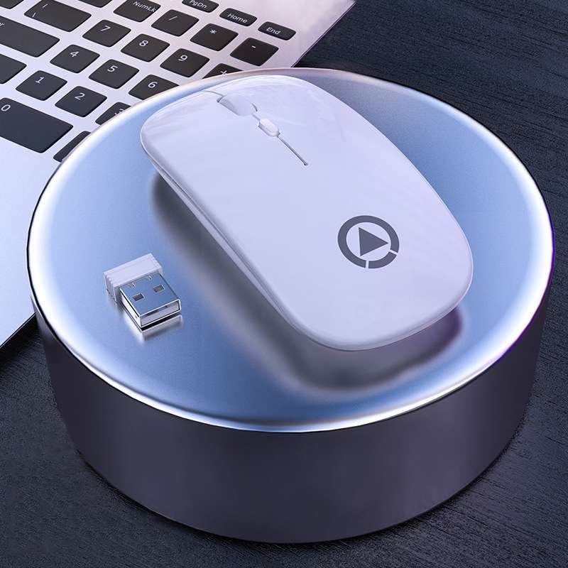 YINDIAO A2 2.4GHz 1600DPI 3-modes Adjustable Wireless Silent Mouse, Battery Powered(Black)