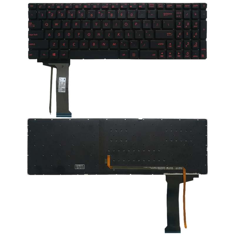 US Keyboard with Backlight for Asus GL551 GL551J GL551JK GL551JM GL551JW GL551JX G552 G552V G552VW G