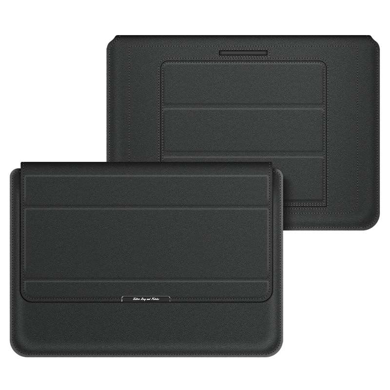 4 in 1 Universal Laptop Holder PU Waterproof Protection Wrist Laptop Bag, Size: 17 inch(Navy Blue)