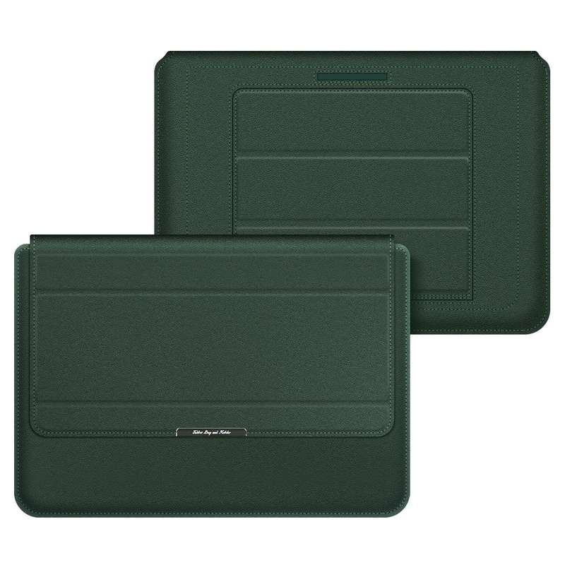 4 in 1 Universal Laptop Holder PU Waterproof Protection Wrist Laptop Bag, Size: 17 inch(Navy Blue)