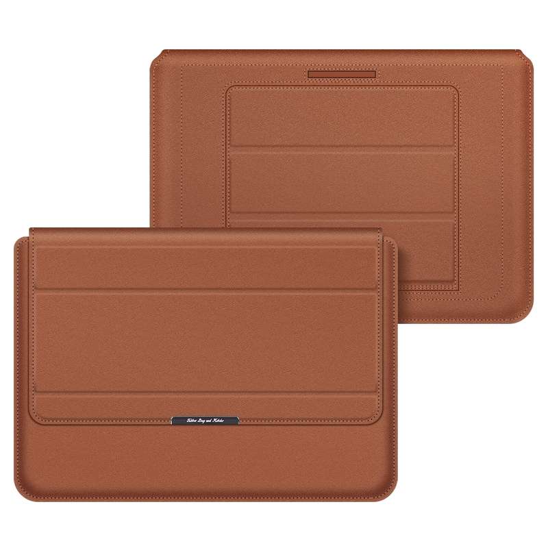 4 in 1 Universal Laptop Holder PU Waterproof Protection Wrist Laptop Bag, Size: 17 inch(Navy Blue)