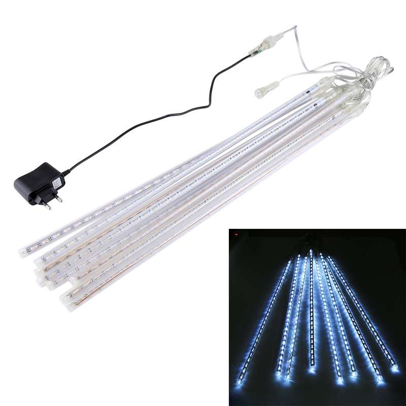 50cm 8 Tubes DIP Meteor Rain Light, LED Decorative Light, Tube Diameter: 1.2cm, AC 100-240V, US, EU
