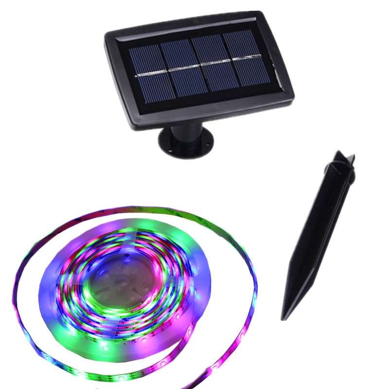 TYN002 5m 150 LEDs Solar Powered Garden Decoration LED Light Strip (Red Light)