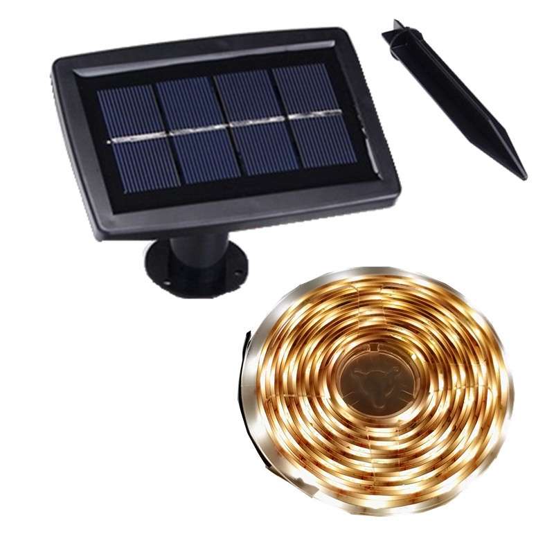 TYN002 5m 150 LEDs Solar Powered Garden Decoration LED Light Strip (Red Light)