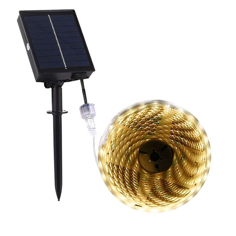 TYN002 5m 150 LEDs Solar Powered Garden Decoration LED Light Strip (Red Light)