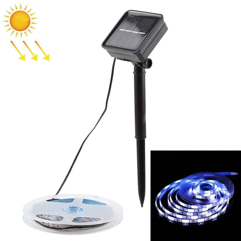 3m IP65 Waterproof Solar Powered LED Rope Strip Light, 90 LEDs SMD 2835 Decoration Fairy Light