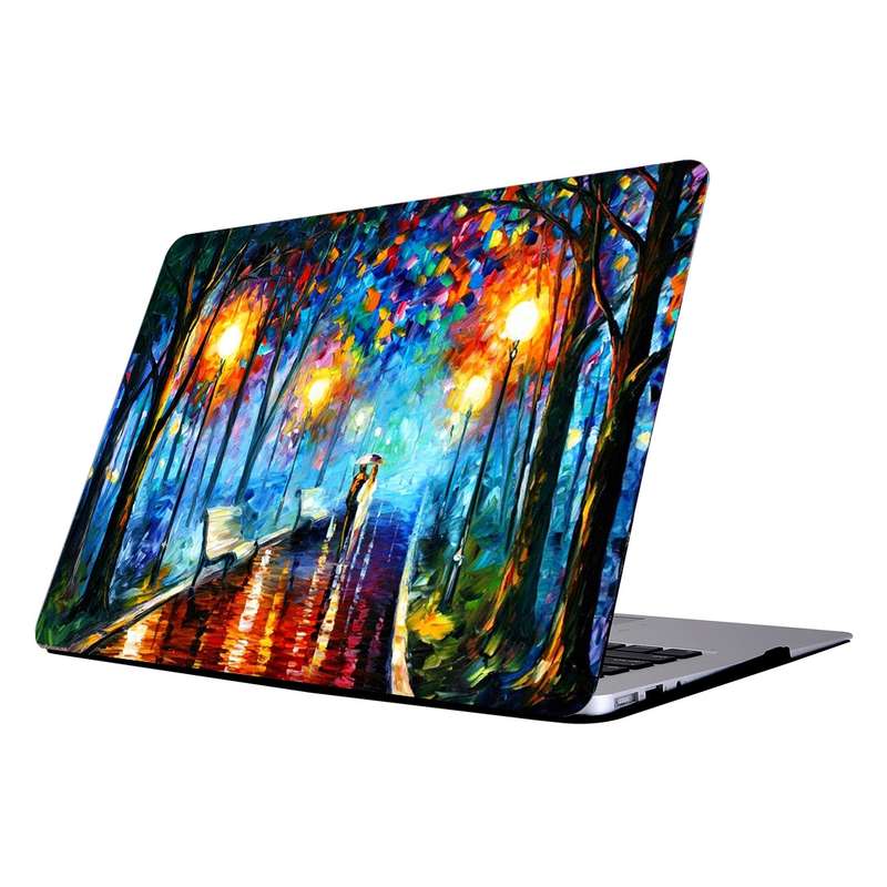 RS-704 Colorful Printing Laptop Plastic Protective Case for MacBook Pro 13.3 inch A1708 (2016 - 2017